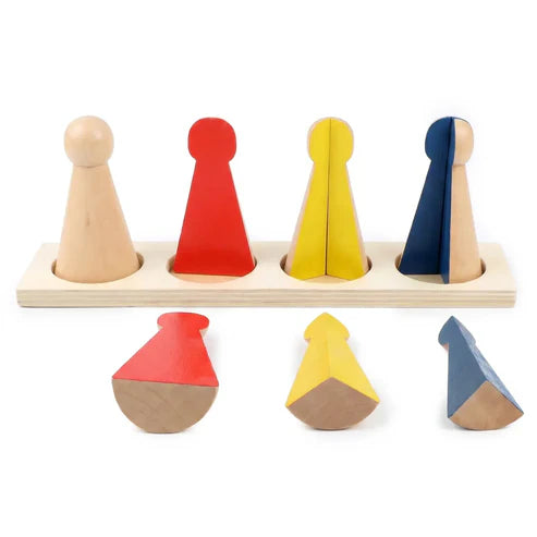 Fraction skittles montessori set